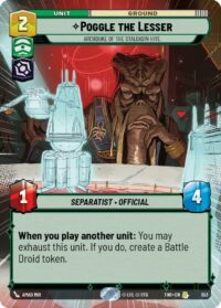 Poggle the Lesser - Archduke of the Stalgasin Hive (Hyperspace Foil) - Rare - 353 Inglés