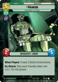 Kraken - Confederate Tactician (Hyperspace) - Uncommon - 356 Inglés