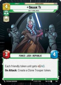 Shaak Ti - Unity Wins Wars (Hyperspace Foil) - Uncommon - 366 Inglés