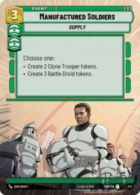 Manufactured Soldiers (Hyperspace) - Uncommon - 373 Inglés