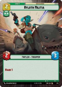 Ryloth Militia (Hyperspace Foil) - Common - 378 Inglés