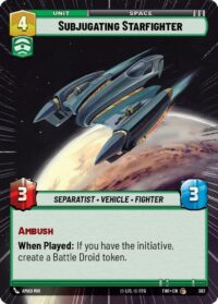 Subjugating Starfighter (Hyperspace) - Common - 382 Inglés