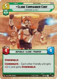 Clone Commander Cody - Commanding the 212th (Hyperspace Foil) - Uncommon - 384 Inglés