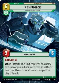 Osi Sobeck - Warden of the Citadel (Hyperspace Foil) - Uncommon - 385 Inglés