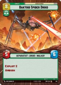 Baktoid Spider Droid (Hyperspace Foil) - Common - 387 Inglés