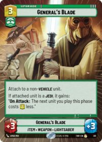 General's Blade (Hyperspace) - Rare - 391 Inglés