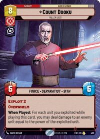 Count Dooku - Fallen Jedi (Hyperspace) - Rare - 406 Inglés
