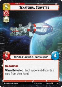 Senatorial Corvette (Hyperspace Foil) - Common - 415 Inglés