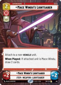 Mace Windu's Lightsaber (Hyperspace) - Rare - 419 Inglés