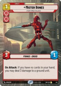 Mister Bones - I Performed Violence (Hyperspace Foil) - Rare - 421 Inglés