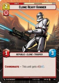 Clone Heavy Gunner (Hyperspace Foil) - Common - 425 Inglés