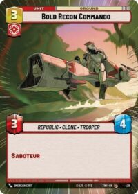 Bold Recon Commando (Hyperspace Foil) - Common - 428 Inglés