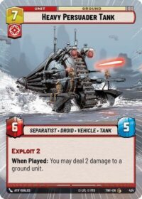 Heavy Persuader Tank (Hyperspace) - Common - 434 Inglés
