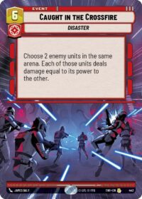 Caught in the Crossfire (Hyperspace) - Rare - 442 Inglés
