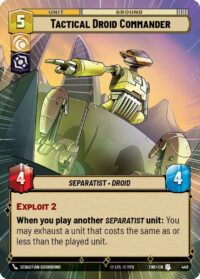 Tactical Droid Commander (Hyperspace) - Uncommon - 449 Inglés
