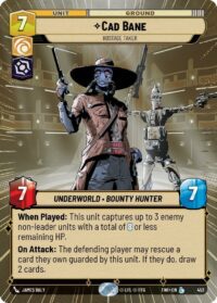 Cad Bane - Hostage Taker (Hyperspace) - Legendary - 452 Inglés