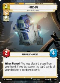 R2-D2 - Full of Solutions (Hyperspace Foil) - Uncommon - 458 Inglés