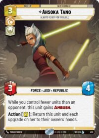 Ahsoka Tano - Always Ready For Trouble (Hyperspace Foil) - Legendary - 459 Inglés