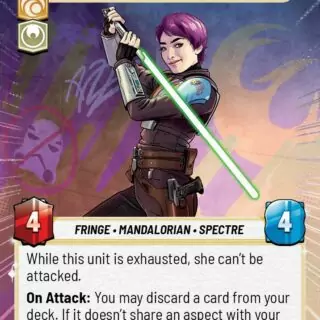 Sabine Wren - You Can Count On Me (Hyperspace) - Rare - 460 Inglés