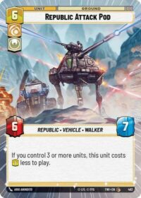 Republic Attack Pod (Hyperspace Foil) - Common - 462 Inglés