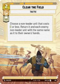 Clear the Field (Hyperspace) - Uncommon - 464 Inglés