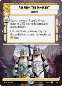 Aid from the Innocent (Hyperspace) - Rare - 466 Inglés