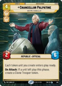 Chancellor Palpatine - Wartime Chancellor (Hyperspace) - Legendary - 468 Inglés