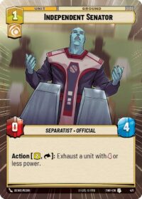 Independent Senator (Hyperspace) - Uncommon - 471 Inglés