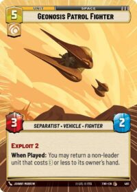 Geonosis Patrol Fighter (Hyperspace Foil) - Common - 480 Inglés