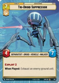 Tri-Droid Suppressor (Hyperspace Foil) - Common - 482 Inglés