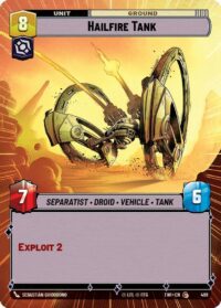 Hailfire Tank (Hyperspace Foil) - Common - 496 Inglés