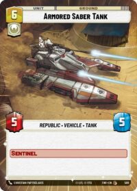 Armored Saber Tank (Hyperspace Foil) - Common - 506 Inglés