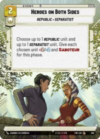 Heroes on Both Sides (Hyperspace Foil) - Common - 509 Inglés