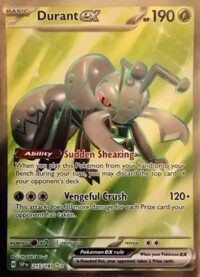 Durant ex - 215/191 - Full Art Secret Rare - Inglés