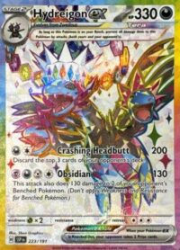 Hydreigon ex - 223/191 - Full Art Secret Rare - Inglés