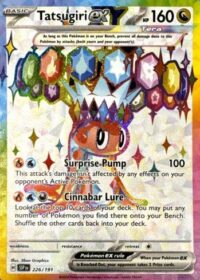 Tatsugiri ex - 226/191 - Full Art Secret Rare - Inglés
