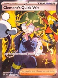 Clemont's Quick Wit - 229/191 - Full Art Secret Rare - Inglés