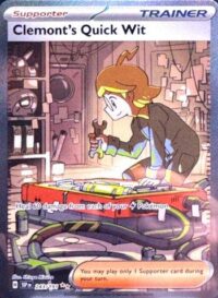 Clemont's Quick Wit - 243/191 - Special Illustration Rare - Inglés
