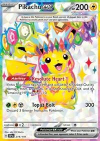 Pikachu ex - 219/191 - Full Art Secret Rare - Inglés