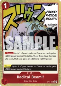Radical Beam!! - OP01-029 - UC Jolly Roger Foil (PRB01)