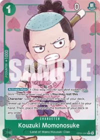 Kouzuki Momonosuke - OP01-041 - R Alternate Art (PRB01)