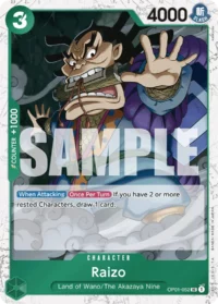 Raizo - OP01-052 - UC Jolly Roger Foil (PRB01)