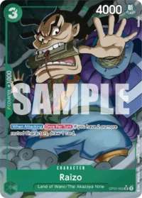 Raizo - OP01-052 - UC Full Art (PRB01)