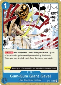 Gum-Gum Giant Gavel - OP03-055 - C (PRB01)