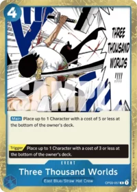 Three Thousand Worlds - OP03-057 - R Textured Foil (PRB01)