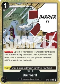 Barrier!! - OP04-095 - C Jolly Roger Foil (PRB01)