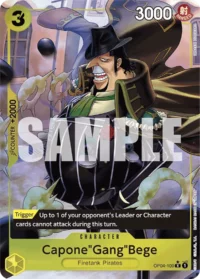 Capone"Gang"Bege - OP04-100 - R Full Art (PRB01)