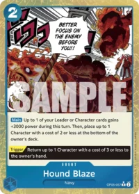 Hound Blaze - OP05-057 - R Jolly Roger Foil (PRB01)