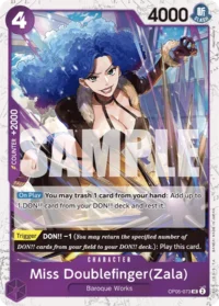 Miss Doublefinger(Zala) - OP05-073 - UC Jolly Roger Foil (PRB01)