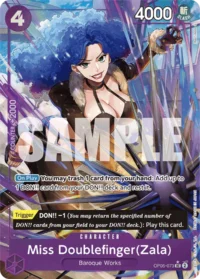 Miss Doublefinger(Zala) - OP05-073 - UC Full Art (PRB01)